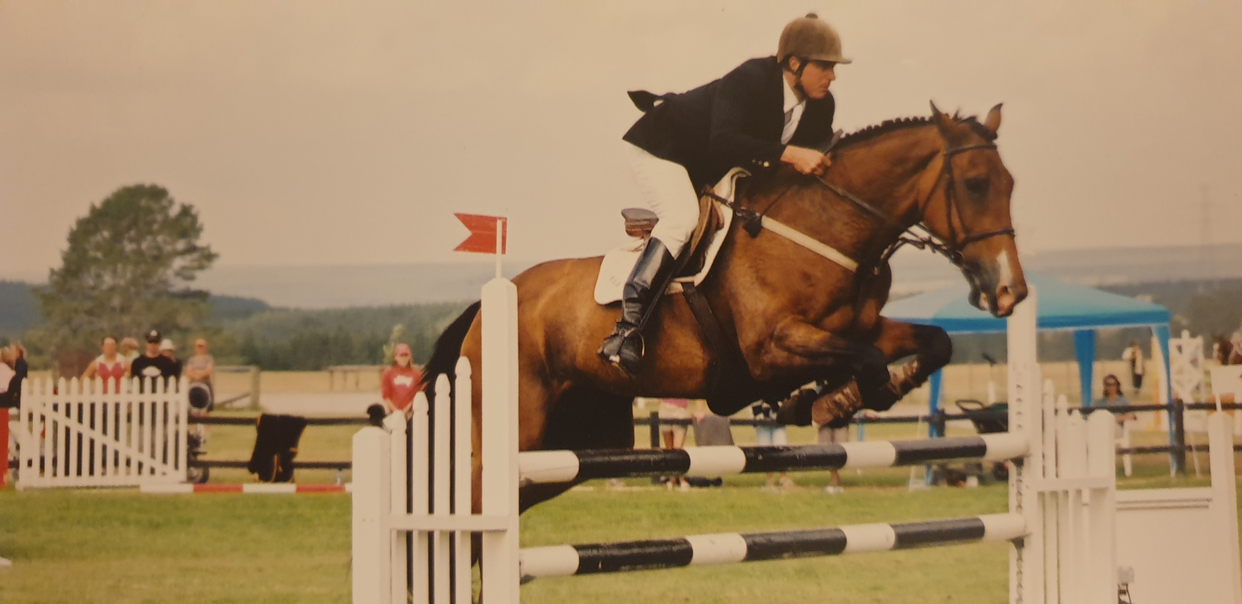Melanion jumping in the World Cup Qualifier 2003 in Taupo New Zealand